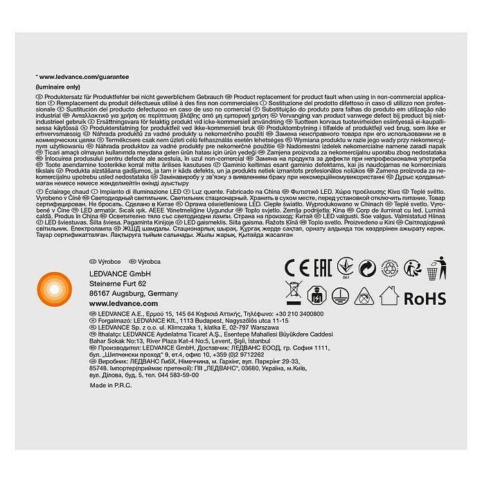 LED-Deckenstrahler (3 W, Länge: 80 mm, Warmweiß, Nickel matt)
