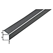Alberts Perfil angular (2.600 x 30 x 30 mm, Espesor: 1,5 mm, Plástico, Gris metalizado) | BAUHAUS