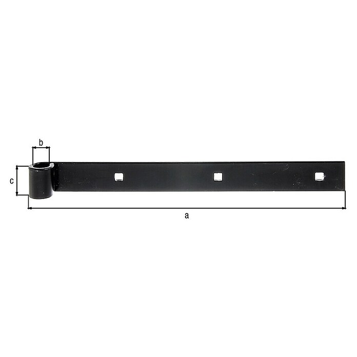 Alberts Bisagra recta (L x An: 300 x 30 mm) | BAUHAUS