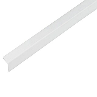 Alberts Winkelprofil selbstklebend (Gleichschenklig, Weiß glänzend, L x B x H: 2.600 x 20 x 20 mm, Kunststoff)