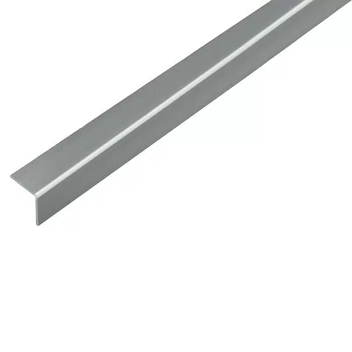 Alberts Winkelprofil selbstklebend - 2.600 x 20 x 20 mm, Stärke: 1,5 mm, Kunststoff, Edelstahloptik - Detailaufnahme
