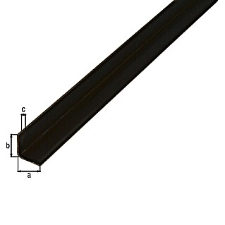 Alberts Winkelprofil (Gleichschenklig, L x B x H: 2.000 x 20 x 20 mm, Kaltgewalzter Stahl)