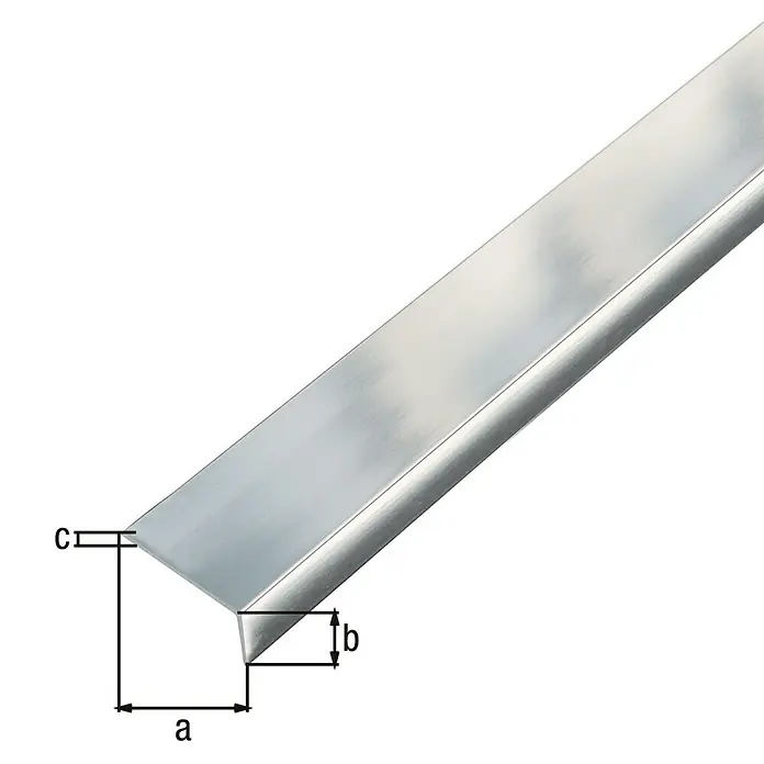 Alberts Winkelprofil selbstklebendChromdesign, L x B x H: 1.000 x 20 x 10 mm, Stärke: 1 mm, Aluminium