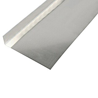 Alberts Chapa lisa (Forma L, L x An x Es: 1.000 x 135 x 0,5 mm, Aluminio, Altura: 30 mm)