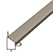 Alberts Winkelprofil selbstklebend (Edelstahldesign dunkel, L x B x H: 1.000 x 20 x 10 mm, Stärke: 1 mm, Aluminium) | BAUHAUS