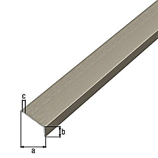 Alberts Winkelprofil selbstklebend (Edelstahldesign dunkel, L x B x H: 1.000 x 20 x 10 mm, Stärke: 1 mm, Aluminium)