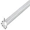 Alberts Winkelprofil selbstklebend (1 000 x 15 x 15 mm, Stärke: 1 mm, Aluminium, Edelstahldesign hell) | BAUHAUS