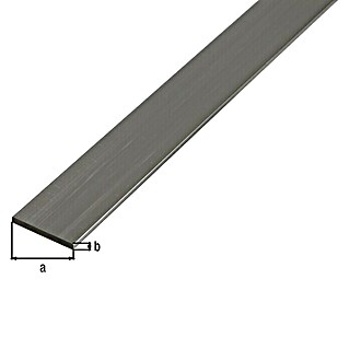 Alberts BA-Profil flach (L x B x H: 1 000 x 15 x 2 mm, Aluminium)