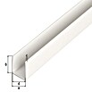 Alberts U-Profil (1 000 x 10 x 10 mm, Stärke: 1 mm, Kunststoff, Weiß) | BAUHAUS