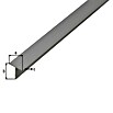 Alberts Perfil en T (1.000 x 20 x 20 mm, Espesor: 1,5 mm, Plateado) | BAUHAUS