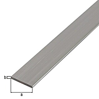 Alberts BA-Profil flach (L x B x H: 1 000 x 20 x 2 mm, Aluminium)