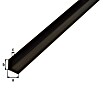 Alberts Perfil angular (1.000 x 30 x 30 mm, Espesor: 2 mm, Negro) | BAUHAUS