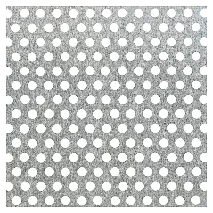 Alberts RundlochblechL x B x S: 1.000 x 600 x 0,8 mm, Aluminium