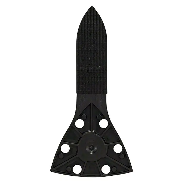 Bosch Rascador - Específico para: Lijadoras triangulares de Bosch - Almohadilla de lijado triangular oscilante. Optimizado para un lijado preciso de esquinas y bordes, compatible con muchas herramientas multifunción.