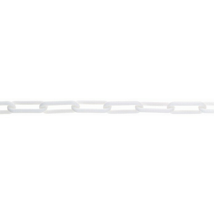 Stabilit Cadena de señalización a metros (6 mm, Plástico, Blanco)