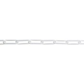 Stabilit Cadena de señalización a metros (6 mm, Plástico, Blanco)