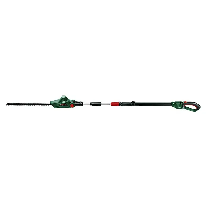 Bosch Power for All 18V Teleskop-Heckenschere UniversalHedgePole 18 - 18 V, Li-Ionen, Ohne Akku, Schnittlänge: 43 cm - Akku-Stabheckenschere mit Teleskopstiel für hohe Hecken und schwer zugängliche Stellen im Garten.