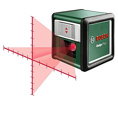 Bosch Kreuzlinienlaser Quigo Plus (Max. Arbeitsbereich: 7 m)