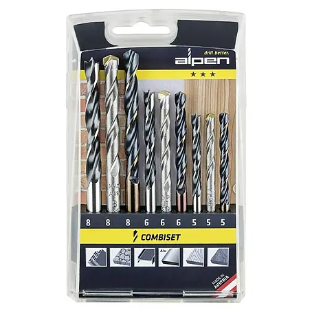 Alpen  Bohrer-Set Combiset