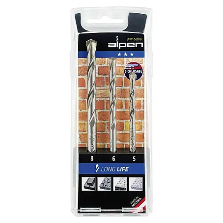 Alpen  Beton- & Steinbohrer Long Life TSS 3