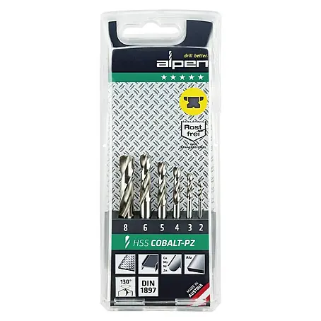 Alpen  Metallbohrer HSS Cobalt-PZ