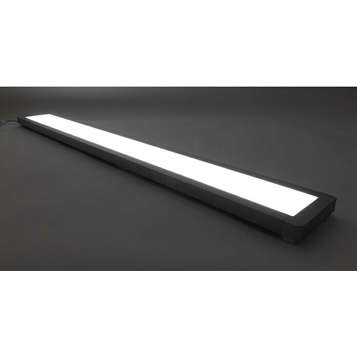 Ritter Leuchten LED-Deckenleuchte Flaxx48 W, Silber, L x B x H: 1.140 x 145 x 24 mm Use Shot