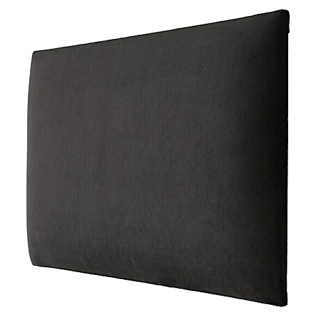 Fllow Wandpolster Velvet (Anthrazit, L x B: 60 x 30 cm)