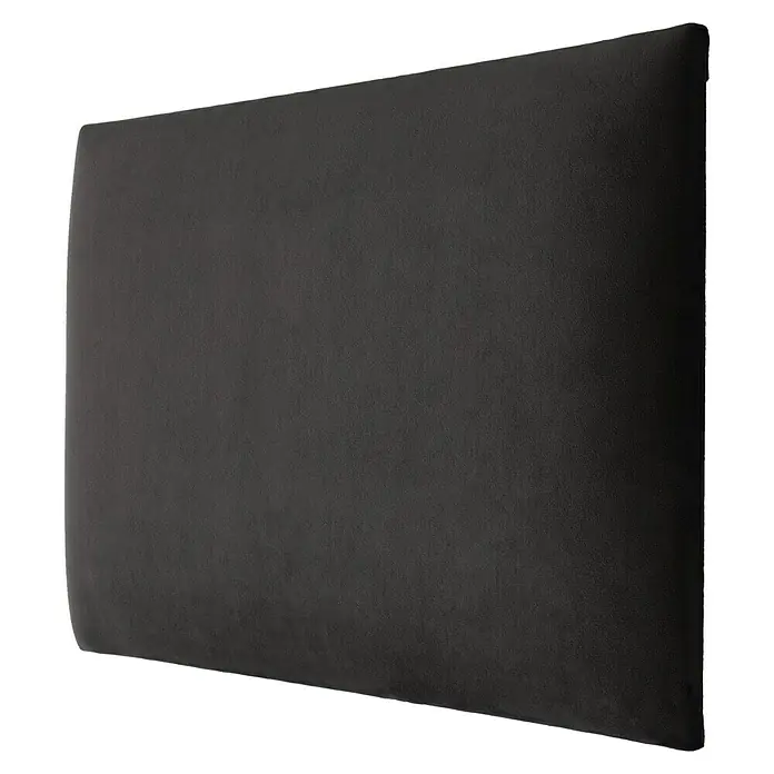 Fllow Set de paneles de pared acolchados Set Velvet A3 - 300 x 120 cm, Antracita - Un elegante cabecero negro que añade un toque de elegancia moderna a cualquier dormitorio al tiempo que proporciona una mayor comodidad.