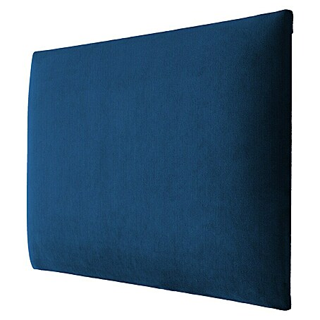 Fllow Wandpolster Velvet (Blau, L x B: 60 x 30 cm)