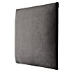 Fllow Wandpolster Velvet (Grau, L x B: 30 x 30 cm) | BAUHAUS