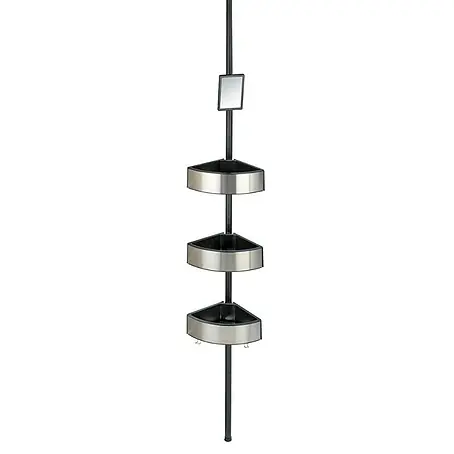 Wenko  Teleskop-Eckregal Premium Big Black