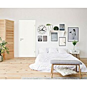Zimmertür (735 x 1.985 mm, DIN Anschlag: Rechts, Weiß, Mittellage: Wabe)