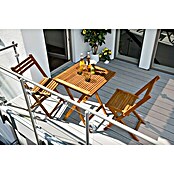 Sunfun Diana Balkonmöbel-Set (3-tlg., Naturbraun)