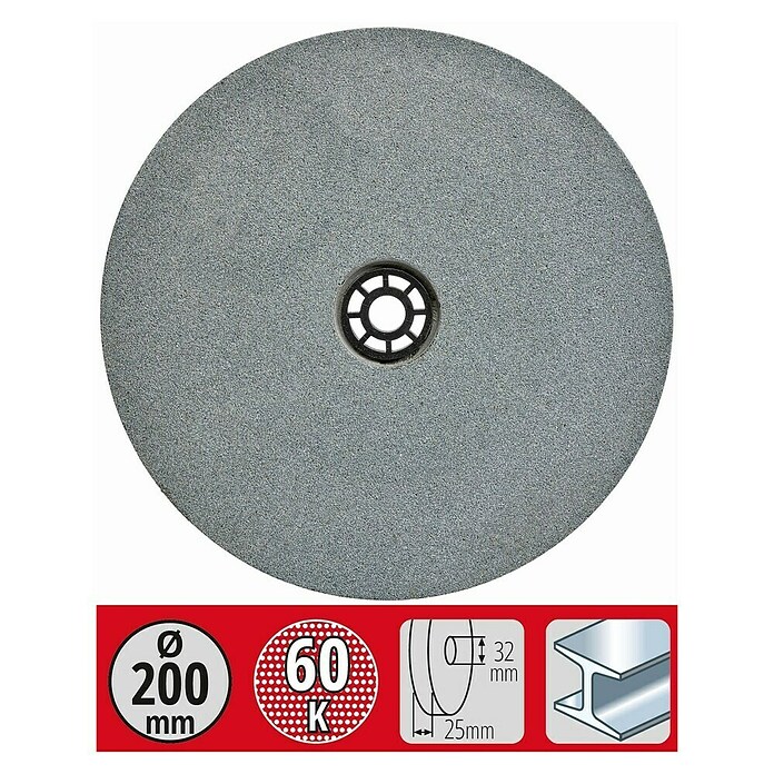 Einhell Schleifstein Schleifscheibe 175 x 32 x 25mm K60 Fein Für BT-BC 175 Stein Einhell Schleifstein Schleifscheibe 175 x 32 x 25mm K60 Fein Für BT-BC 175 Stein