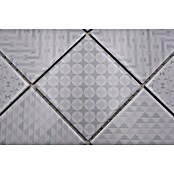 Mozaik pločica Quadrat Geo White GEOW  (29,8 x 29,8 cm, Bijele boje, Sjaj) | BAUHAUS