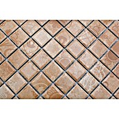 Mosaikfliese Quadrat LACEO LB 102 (30 x 30 cm, Beige, Matt)