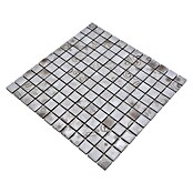 Mosaikfliese Quadrat LACEO LB 106 (30 x 30 cm, Grau, Matt)