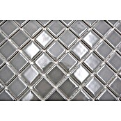 Mosaikfliese Quadrat Uni CG 124 (30 x 30 cm, Grau, Glänzend)