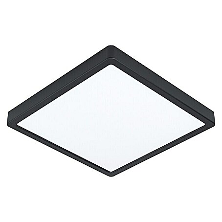 Eglo Fueva 5 LED-Deckenleuchte (20 W, 28,5 x 28,5 x 2,8 cm, Schwarz, Neutralweiß)