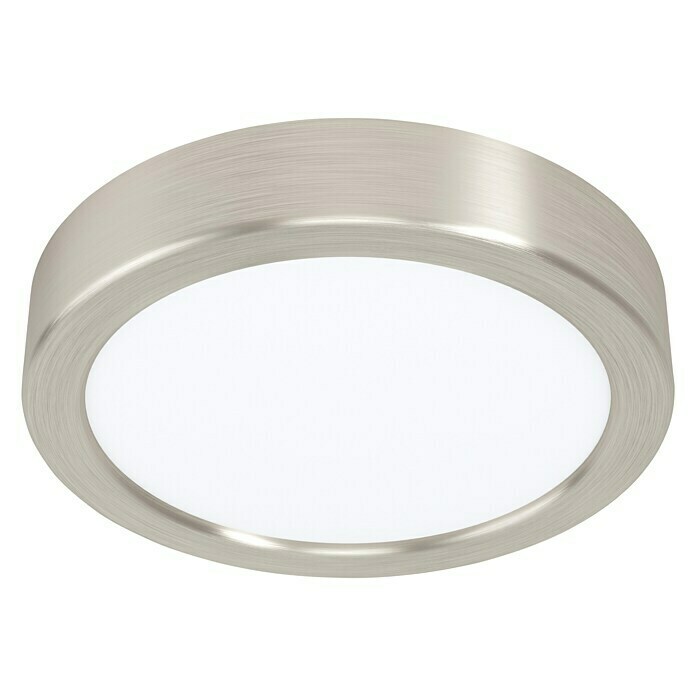 Eglo LED-Deckenleuchte rund Fueva 5 (Ø x H: 210 x 28 mm, Nickel matt) |  BAUHAUS