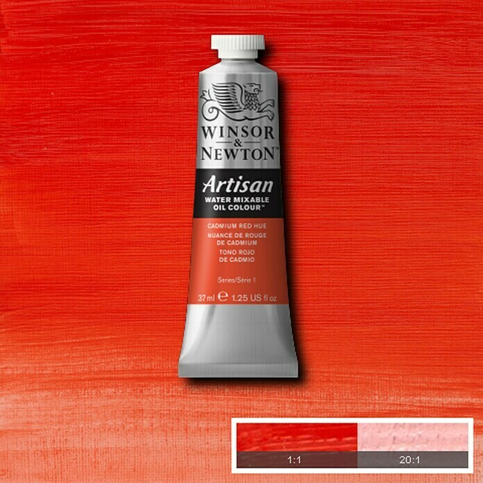 Winsor & Newton Artisan ÖlfarbeKadmiumrot, 37 ml, Tube Detail Shot