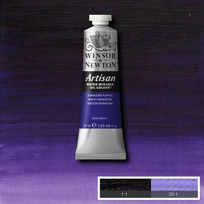 Winsor & Newton Artisan ÖlfarbeViolett Dioxazin, 37 ml, Tube Detail Shot