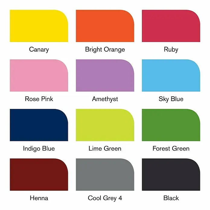 Winsor & Newton Promarker-Set - Farbig sortiert, 12 -tlg., 2 Spitzen - Farbpalette mit 12 Farbfeldern, von Canary-Gelb bis Schwarz, zur Auswahl der perfekten Farbe für Ihr Projekt.