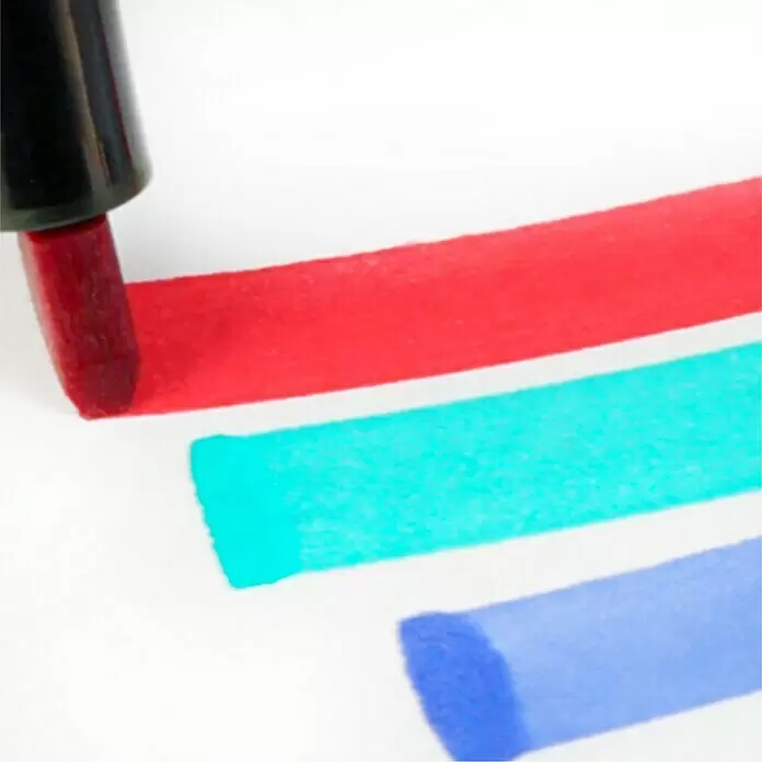 Winsor & Newton Brushmarker-Set - Lebendige Farben, 12 -tlg. - Anwendungsbeispiel