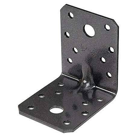Alberts Escuadra para cargas pesadas Duravis® (L x An x Al: 70 x 70 x 55 mm, Diamante negro)