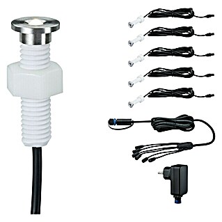 Paulmann Plug & Shine Osnovni set (0,22 W, Število svetlobnih elementov: 5 kos, Srebrna, 5 kos)