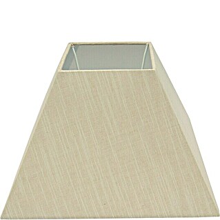 Lampenschirm (Durchmesser: 25 cm, Creme, Stoff)