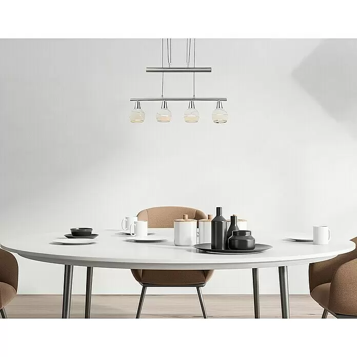 Globo Elliott LED-Pendelleuchte - Warmweiß, Höhe: 160 cm - Stimmungsaufnahme