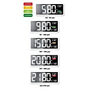 Technoline Luftqualitätsmonitor CO2 WL 1040 mit Uhrzeit (Digitales Display, 4 x 37 x 16 cm, Weiß) | BAUHAUS