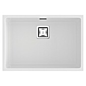 Poalgi Fregadero encastrable Zie Soft 60 (45 x 65 cm, Material compuesto, Blanco, Brillante) | BAUHAUS